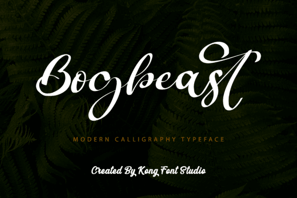 Bogbeast Font font preview