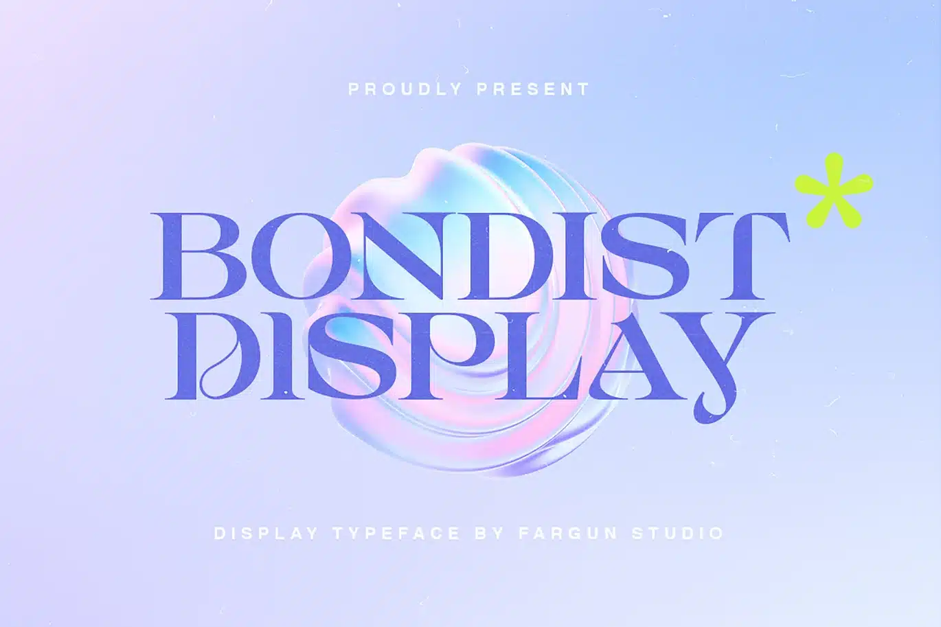 Bondist Display Font font preview