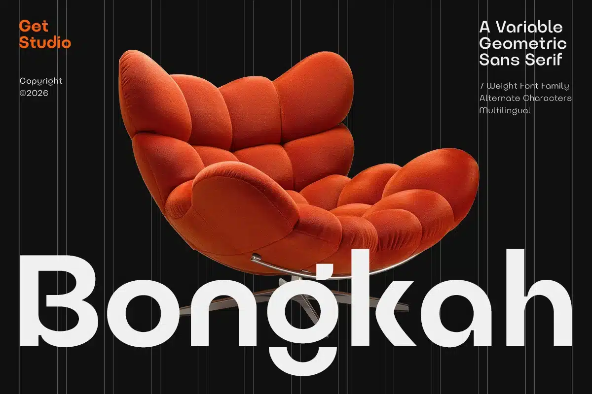 Bongkah – Variable Font font preview