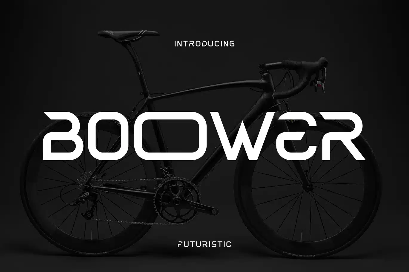 Boower – Sans Futuristic Logo Font font preview