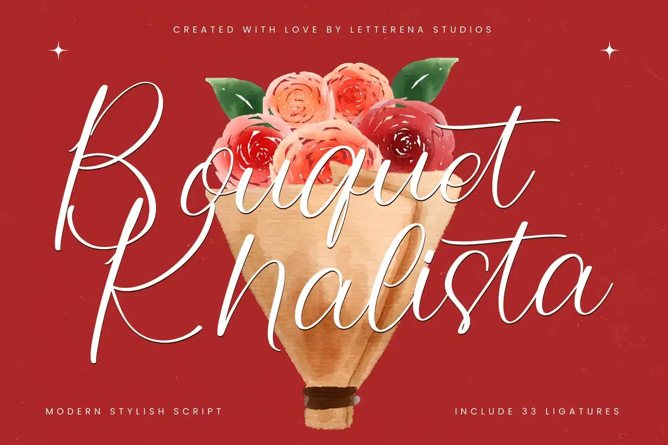 Boquet Khalista Modern Stylish Script Font font preview