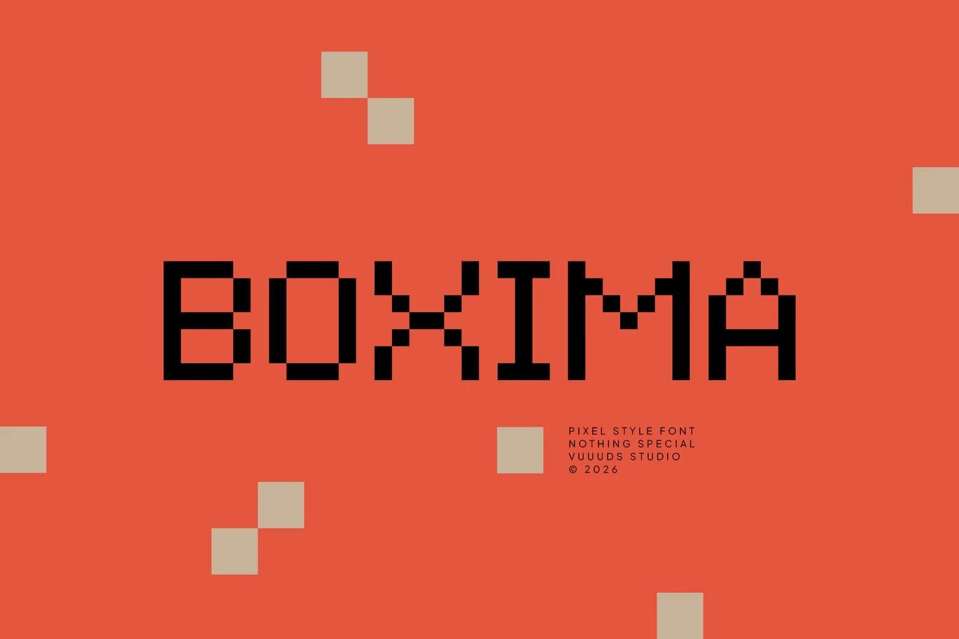 Boxima Font font preview