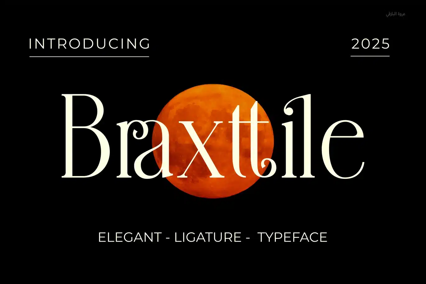 Braxttile Elegant Serif Font font preview