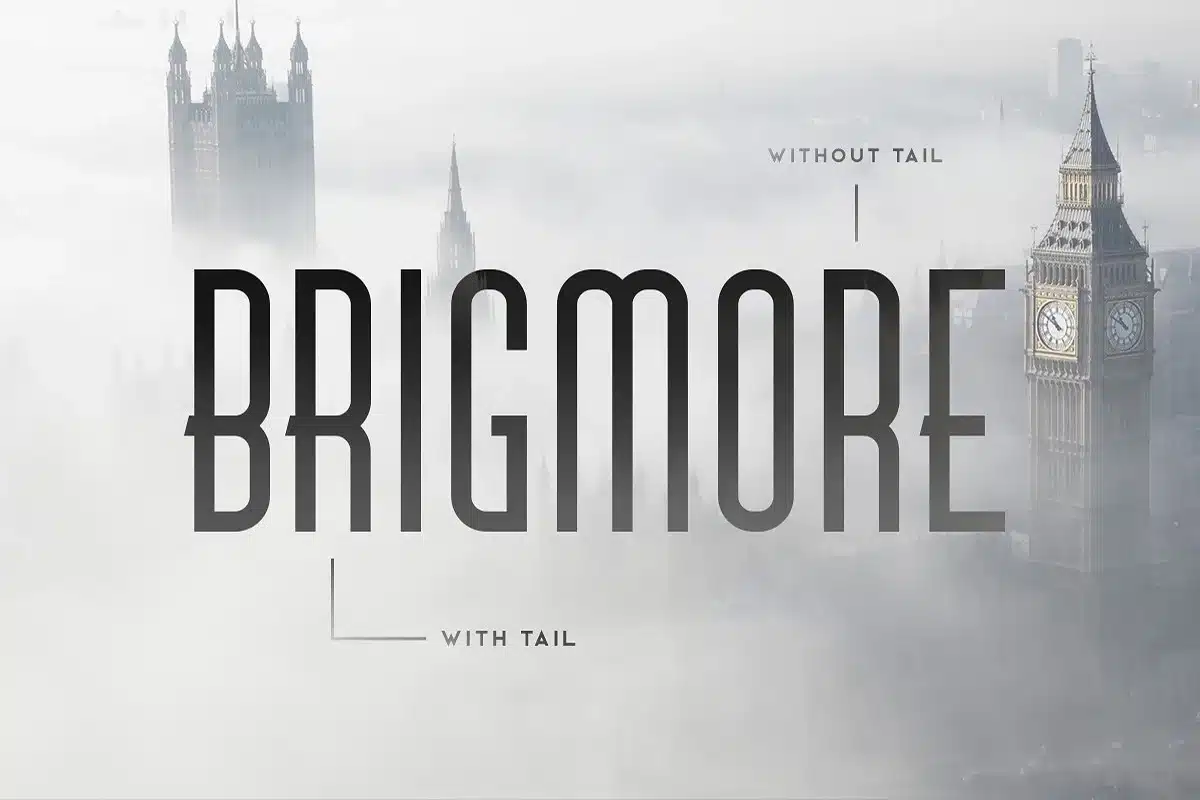 Brigmore Typeface Font font preview