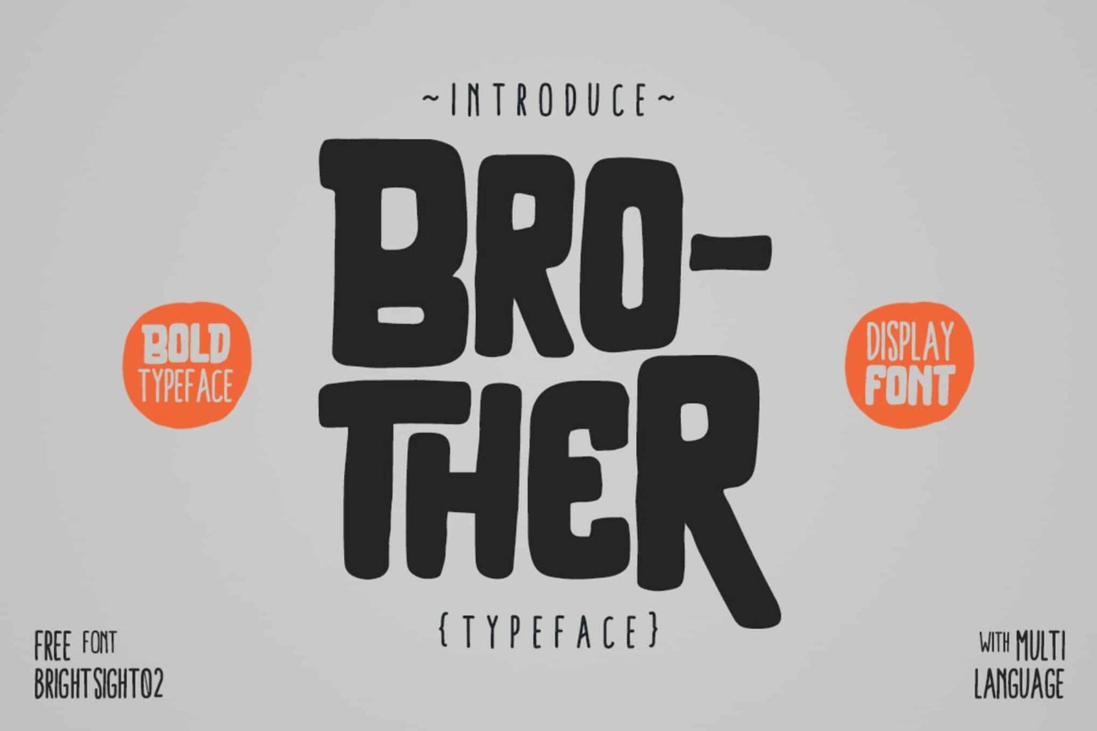 Brother Typeface Font font preview