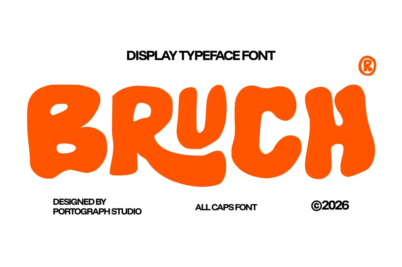 Bruch – Food Font font preview