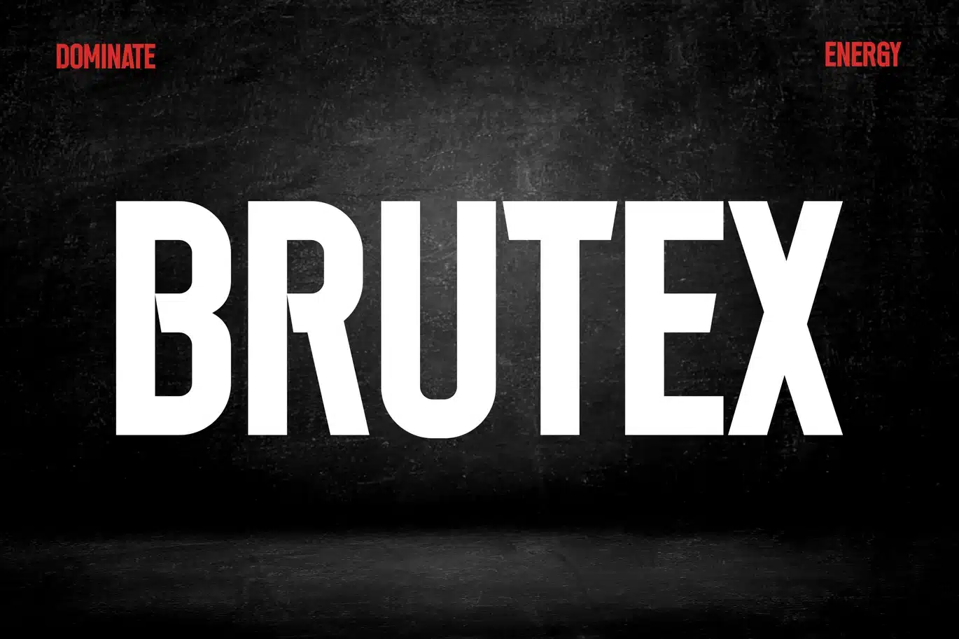 Brutex – Bold Industrial Display Font font preview