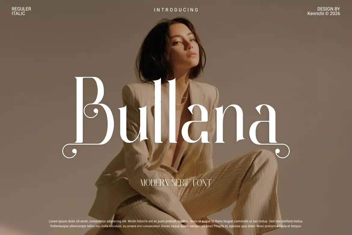 Bullana Font font preview