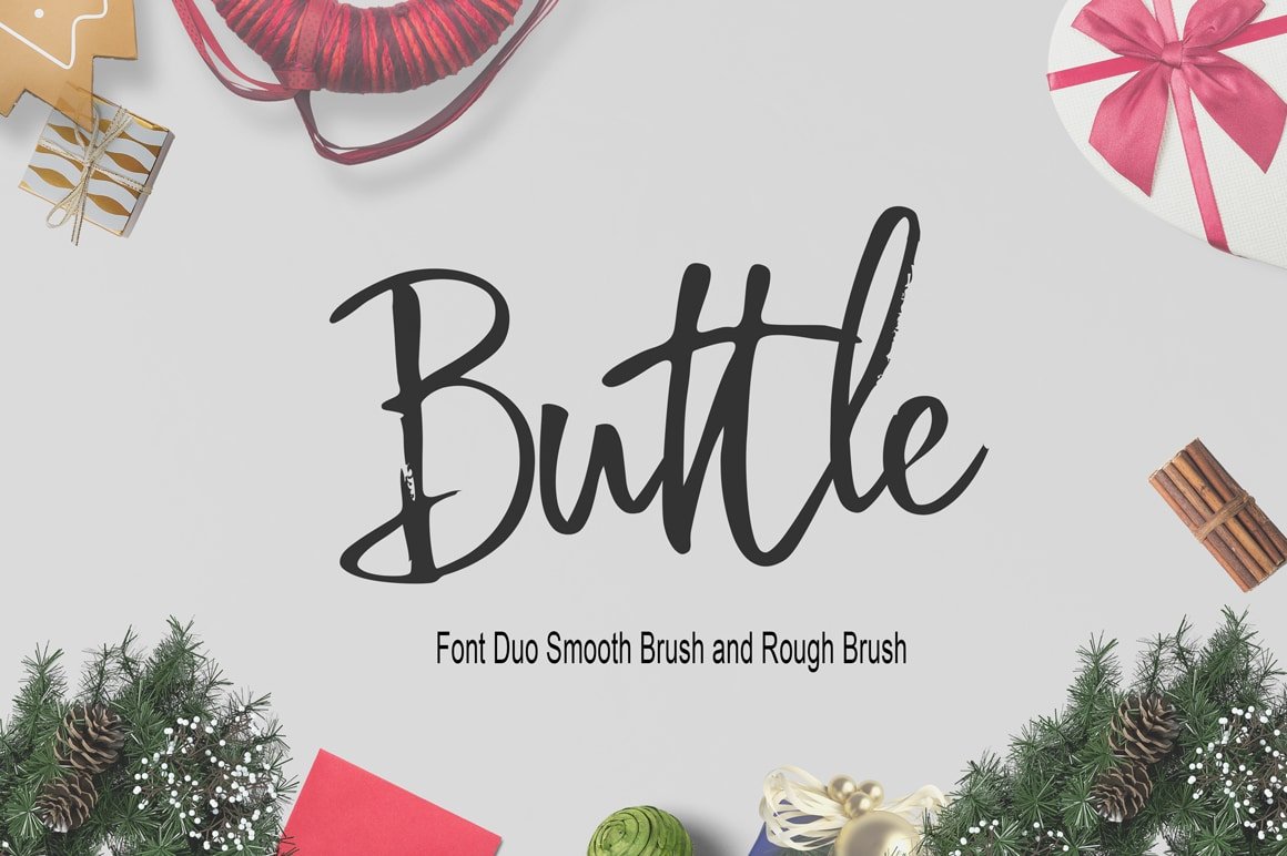 Buttle Font Duo Font font preview