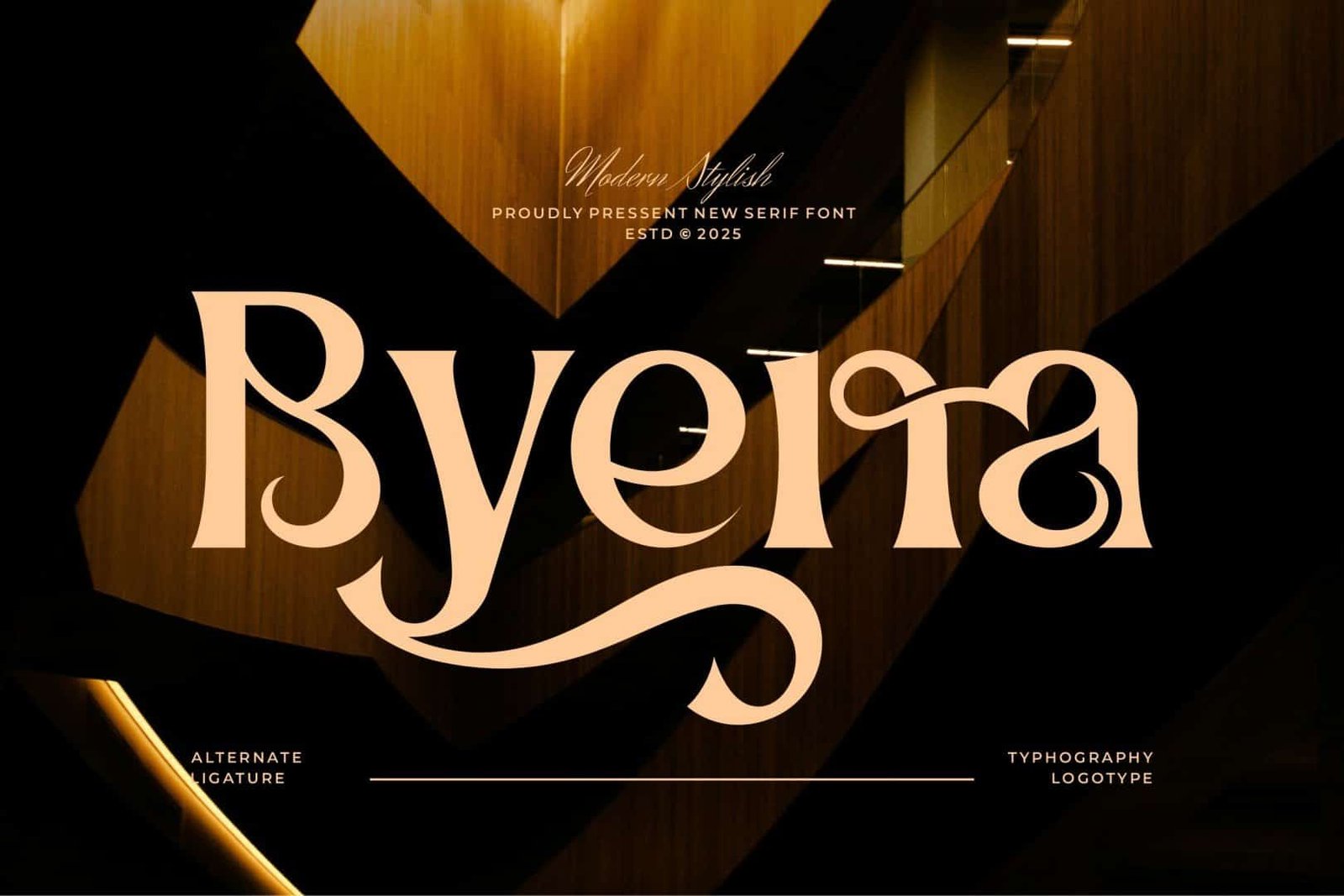 Byena Font font preview