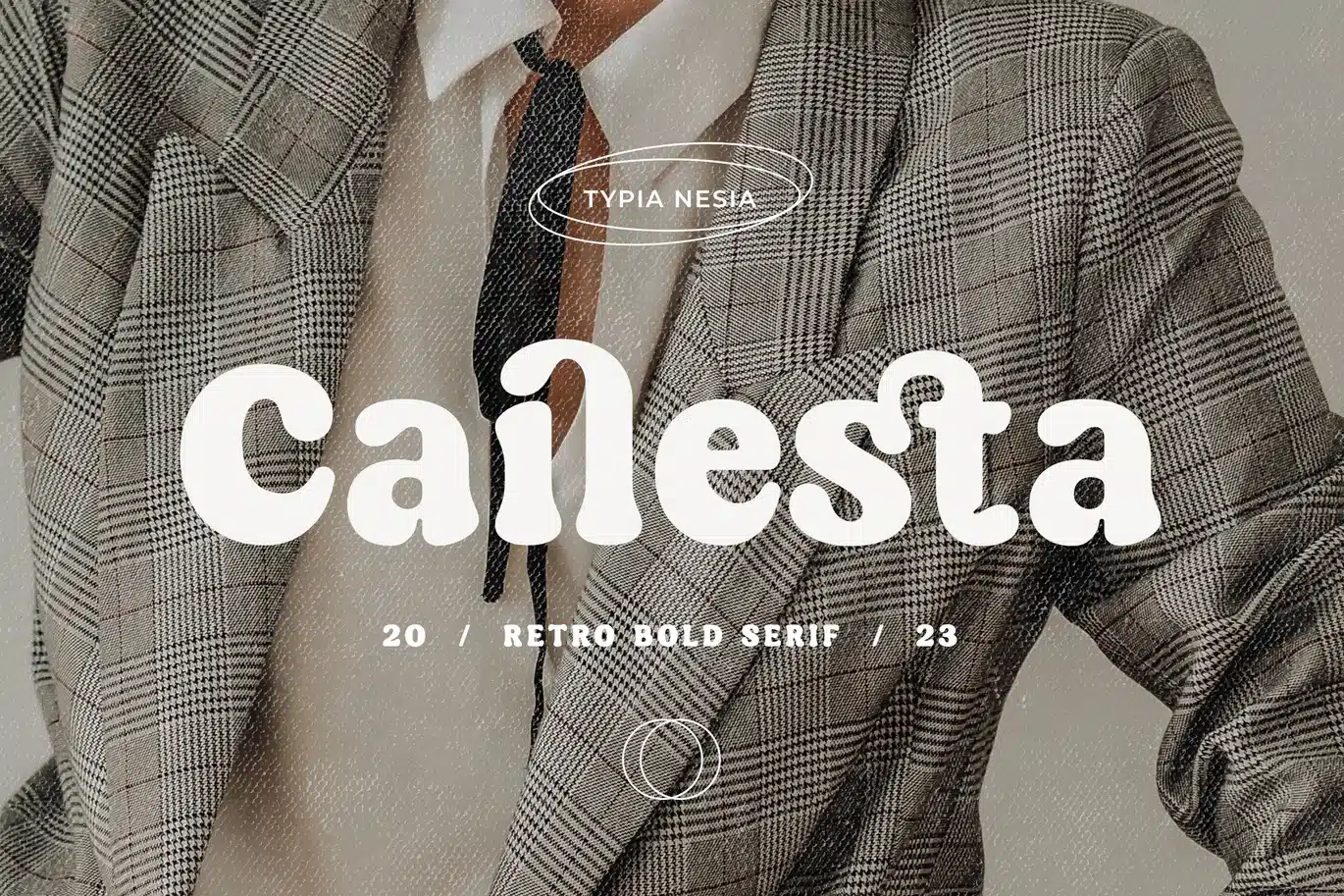 Cailesta – Beauty Retro / Vintage Bold Serif Font font preview