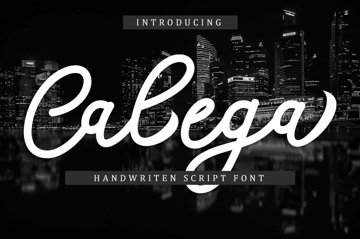 Calega Font font preview
