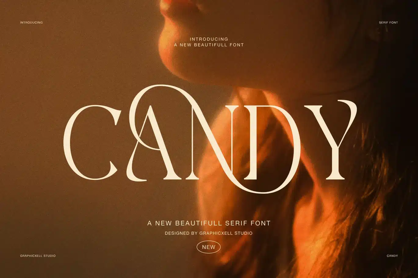 Candy – Elegant Modern Serif Font font preview