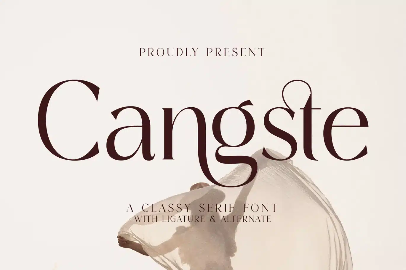 Cangste Classy Serif Font font preview