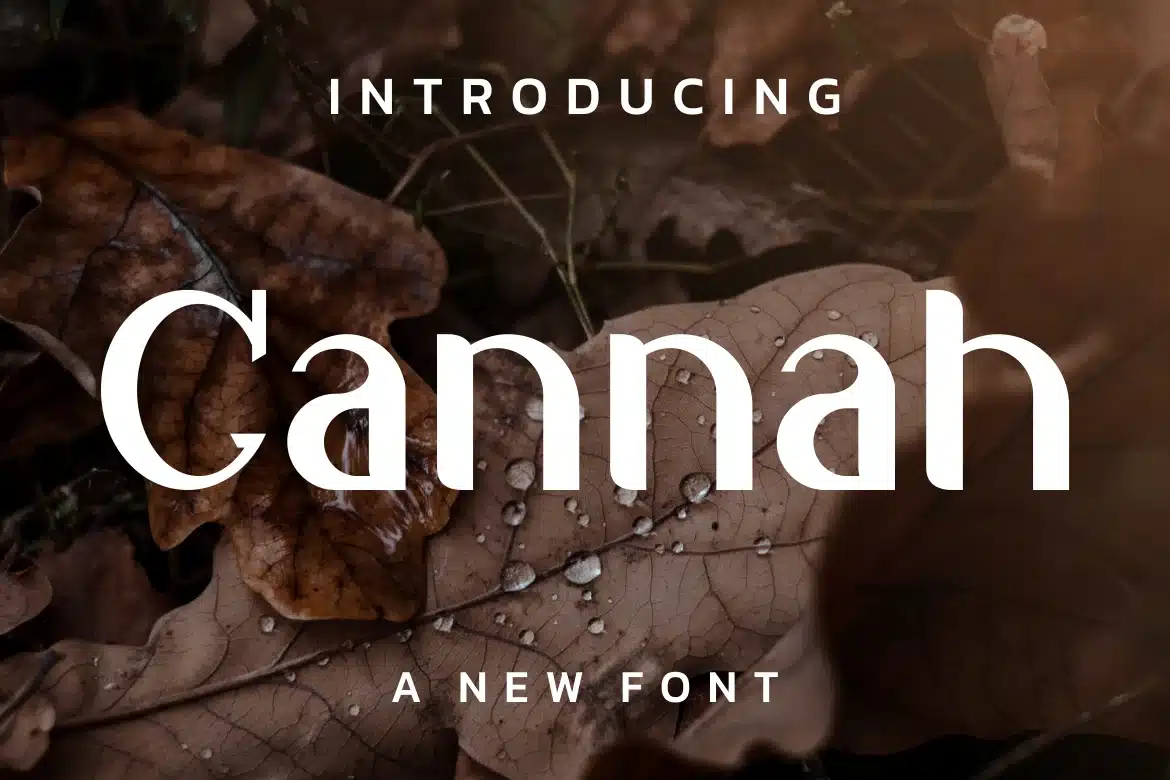 Cannah Font font preview