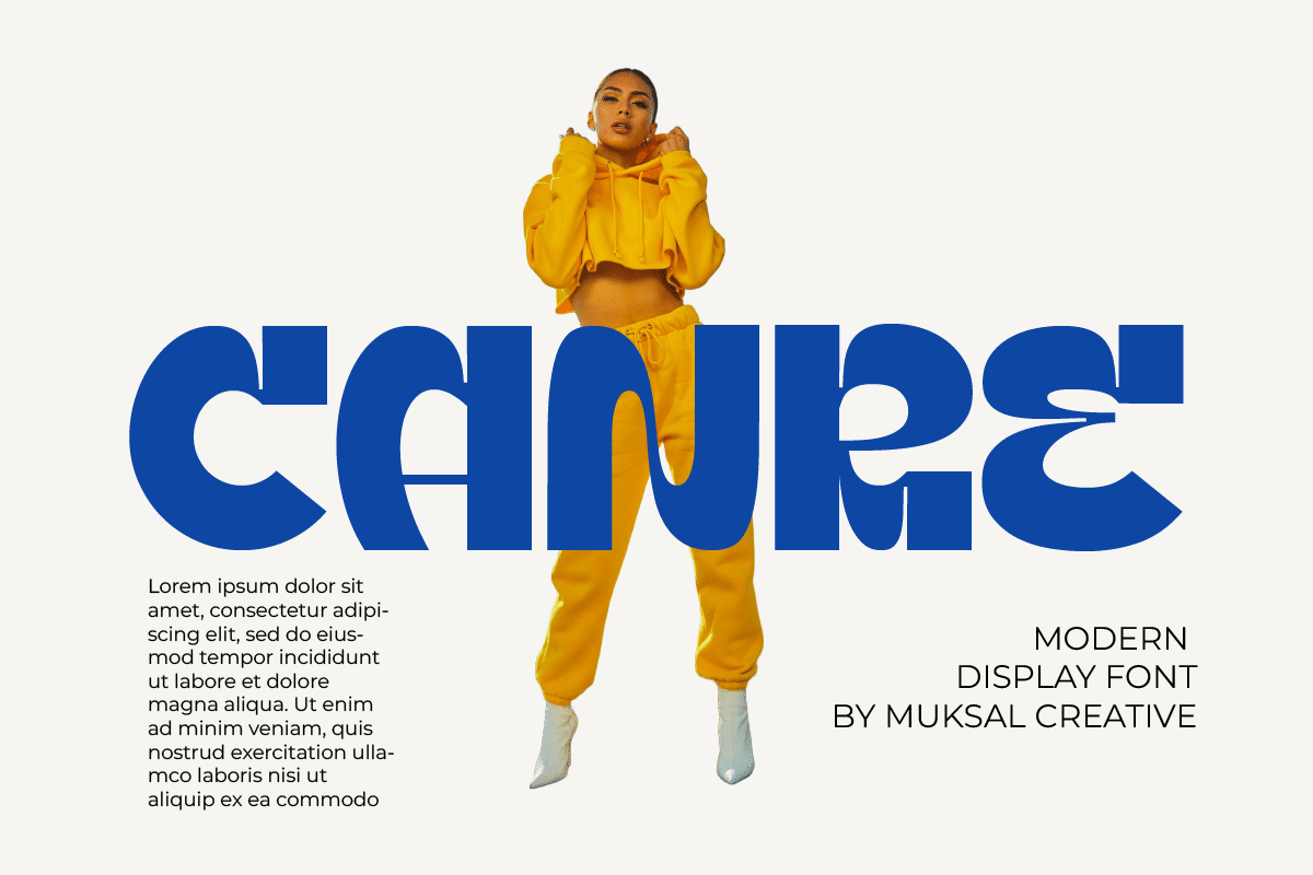 Canre – Modern Display Typeface Font font preview