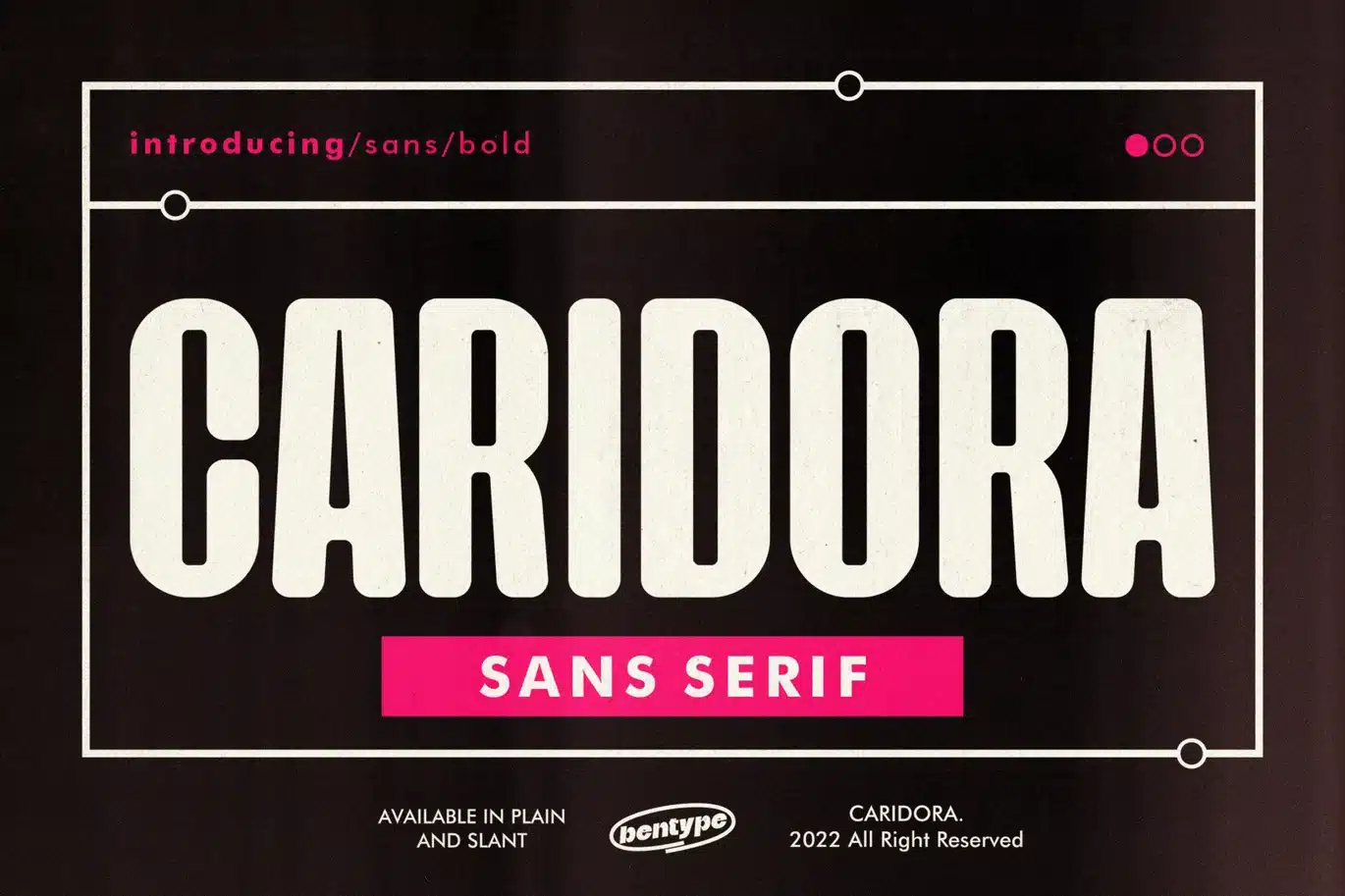 Caridora – Sans Serif Font font preview