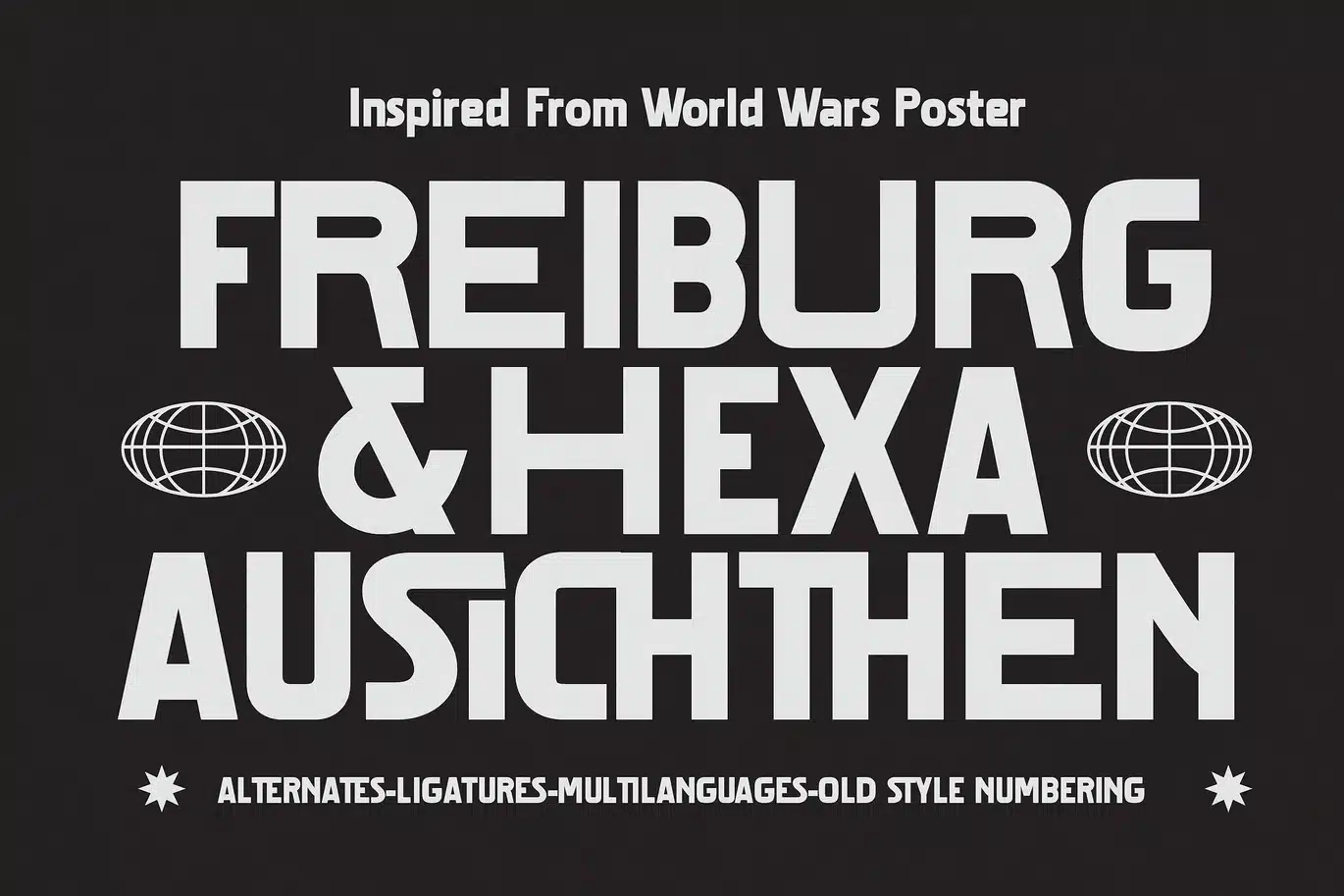 Cd Freiburg Font font preview