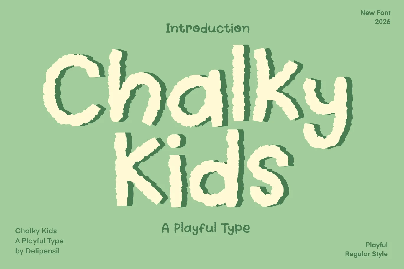 Chalky Kids Font font preview