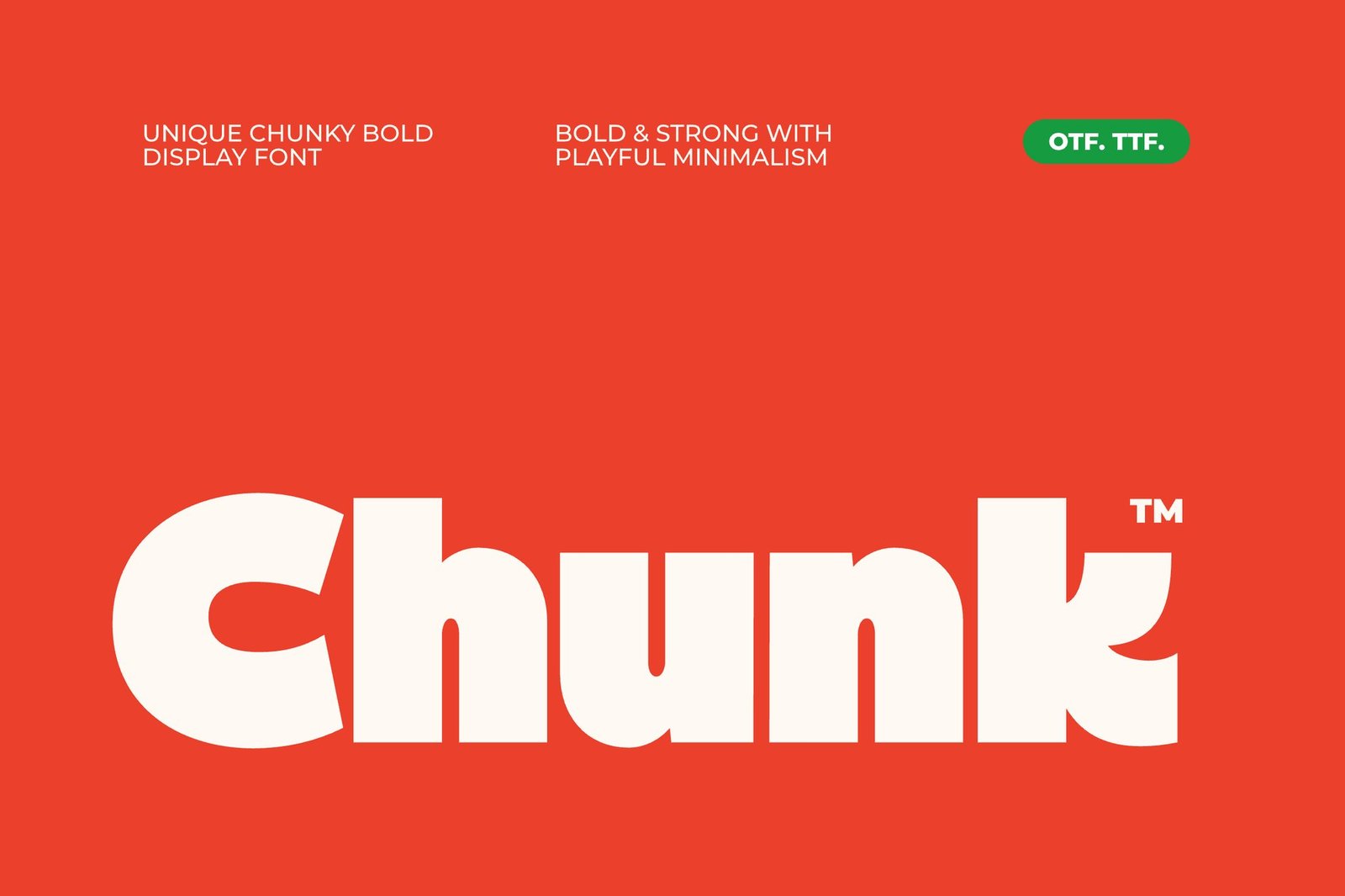 Chunk Font font preview