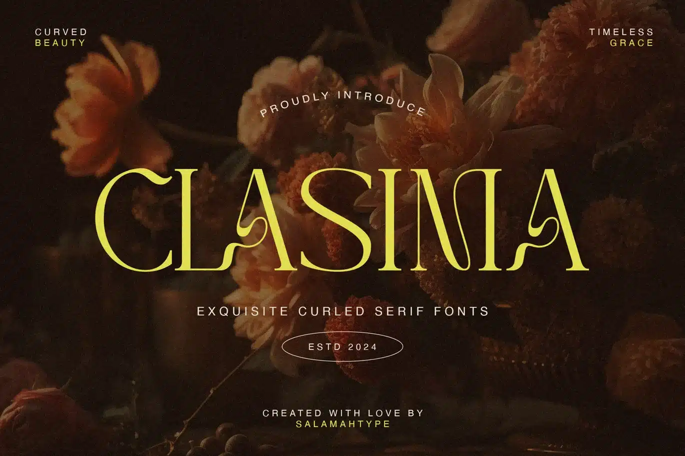 Clasima – Elegant Font font preview