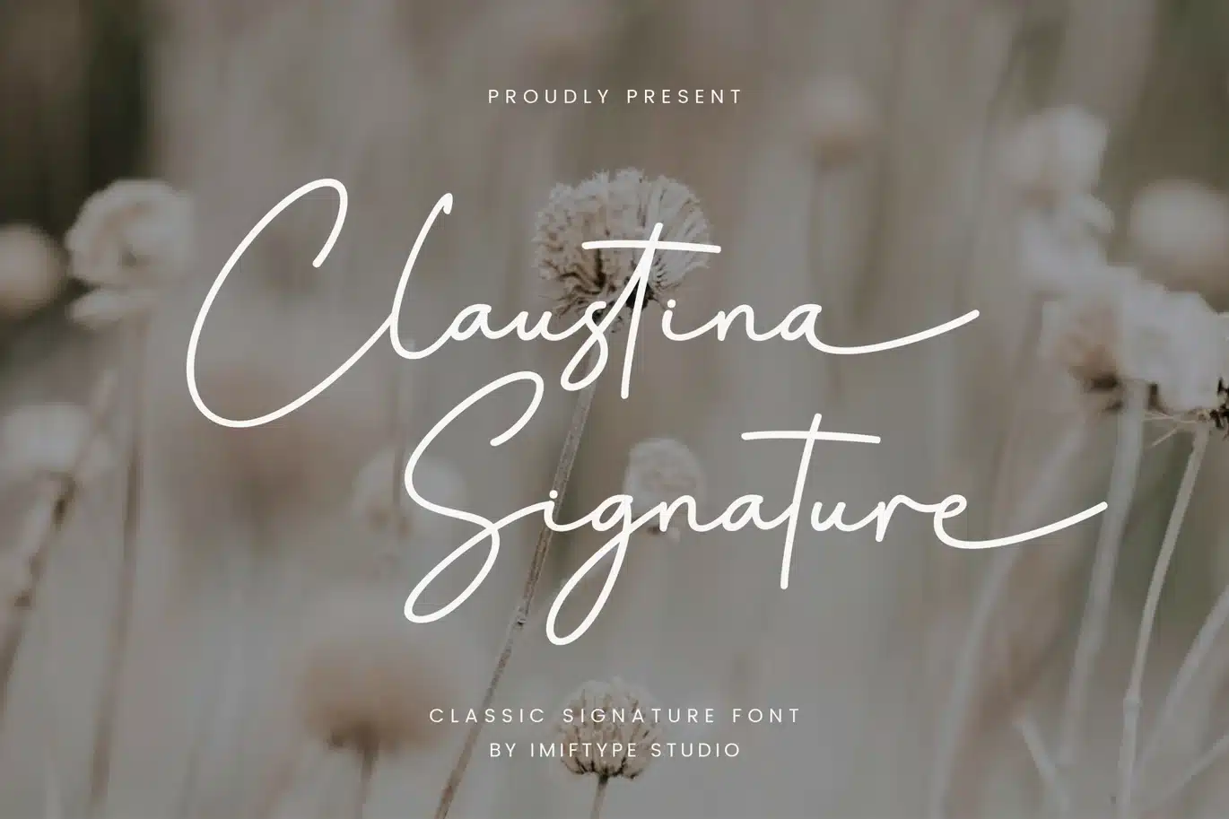Claustina Signature – Classic Signature Font font preview