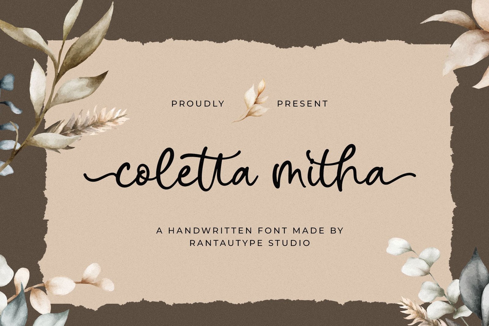 Coletta Mitha Handwritten Script Font font preview