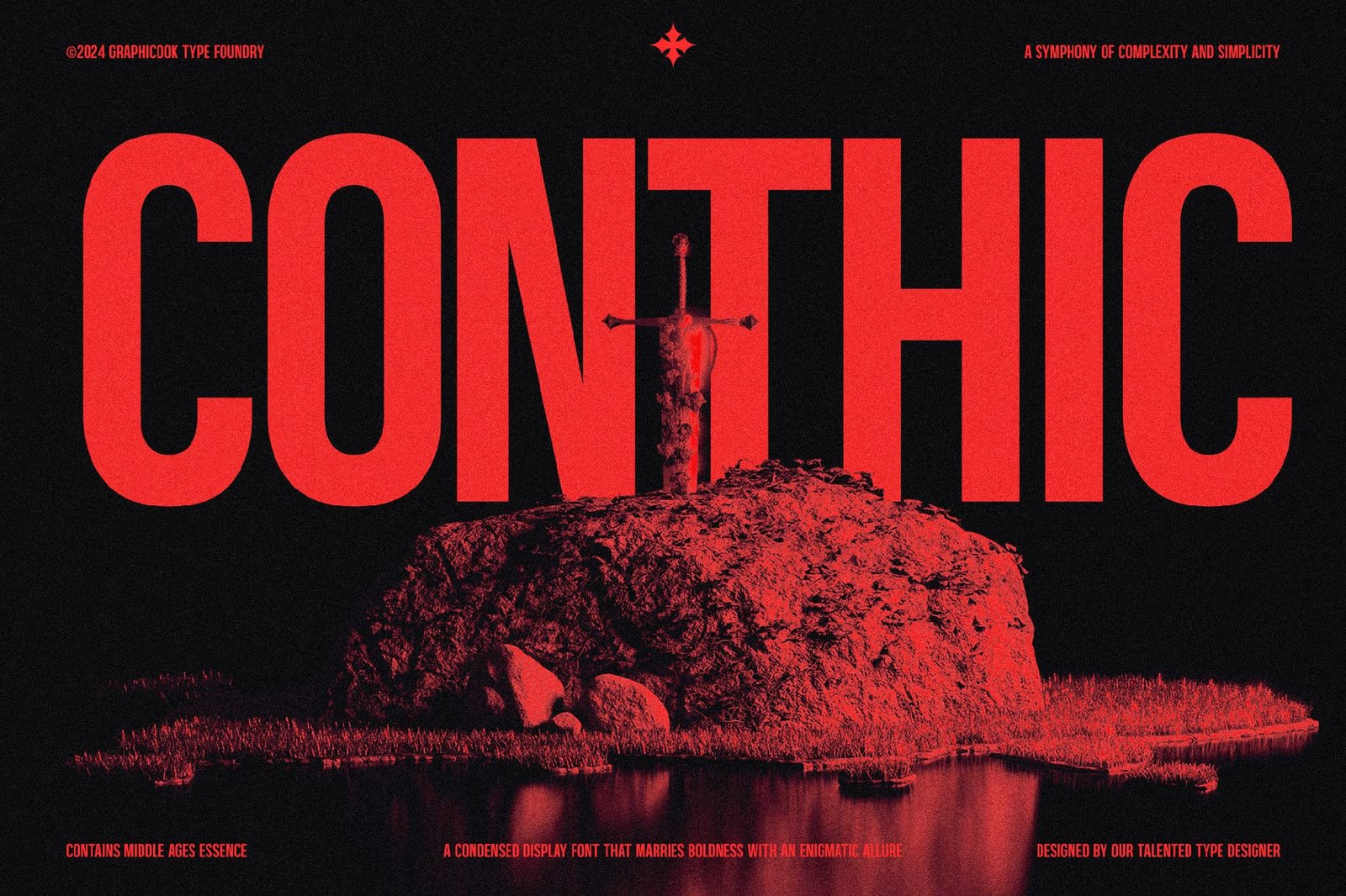 Conthic Font font preview