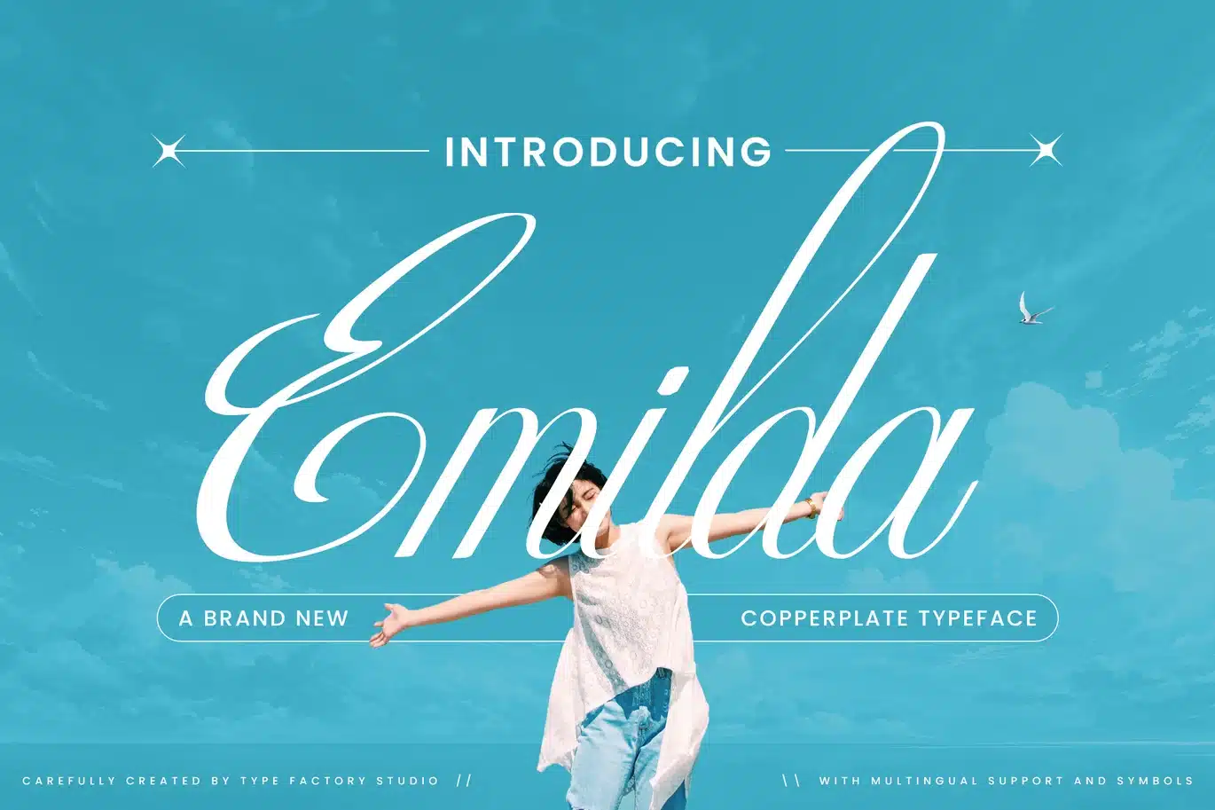 Copperplate Script Font – Emilda font preview
