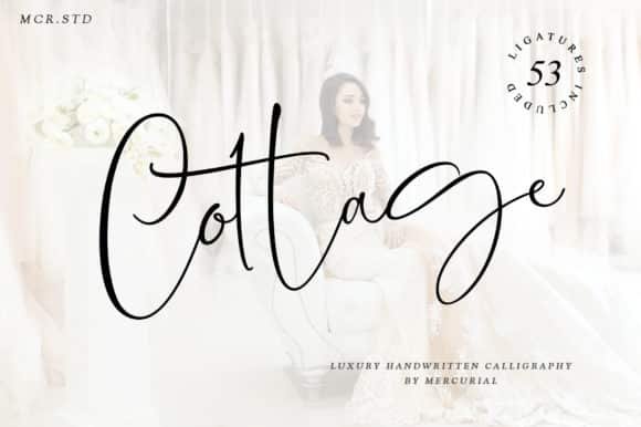 Cottage Font font preview