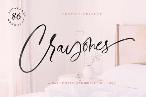 Crayones Font font preview