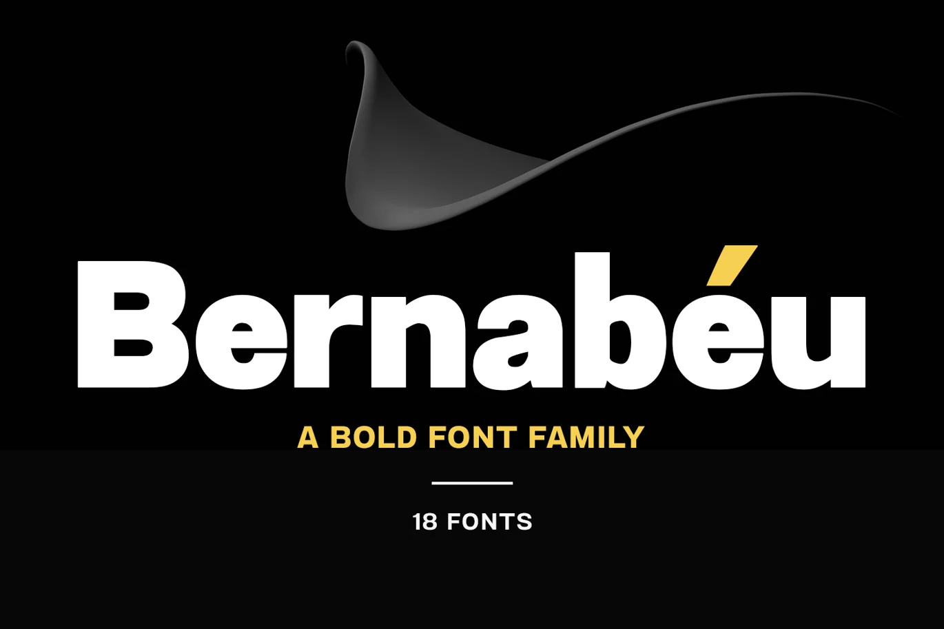 Creative Agency Font – Bernabeu font preview