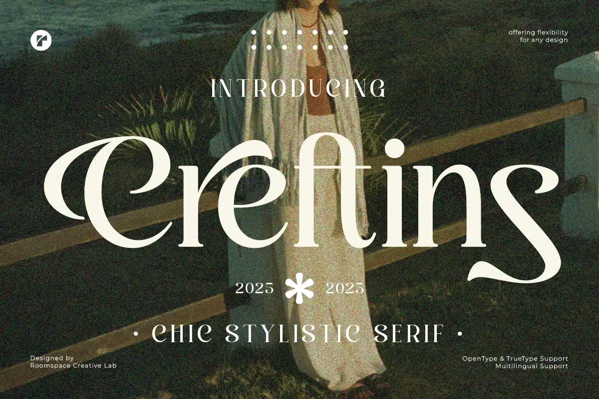 Creftins Serif Font for Modern Elegant Branding font preview