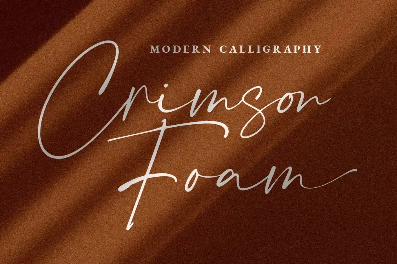Crimson Foam // Logo Chic Stylish. Font font preview