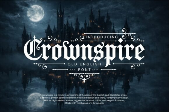 Crownspire Font font preview