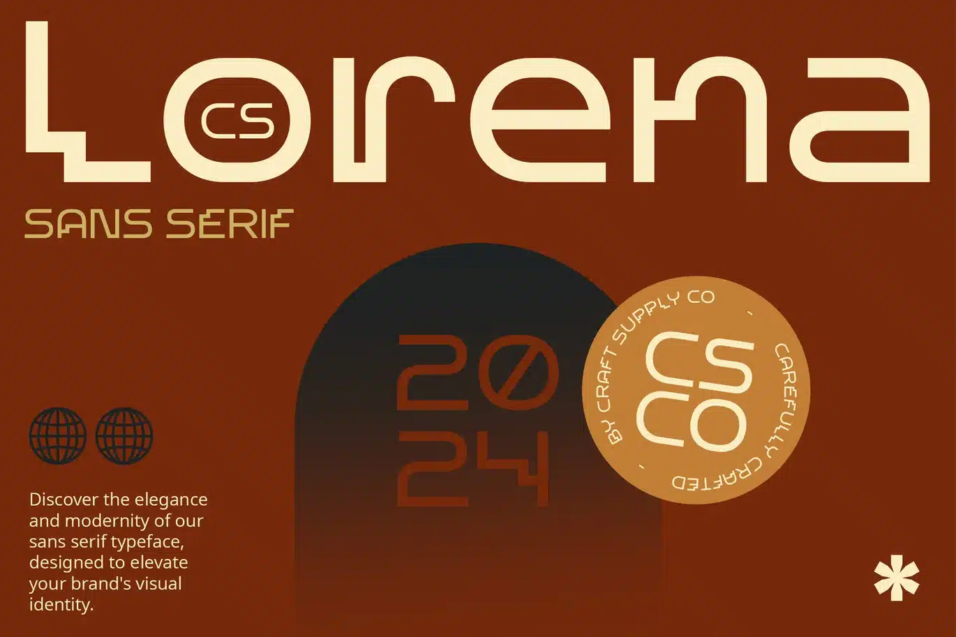 CS Lorena – Art Deco Font font preview