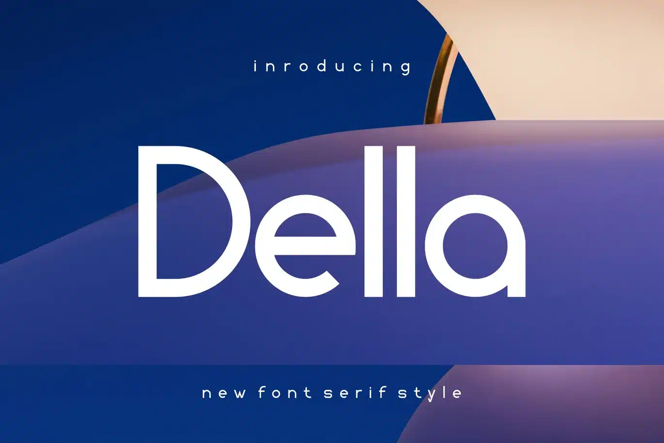 Della – Sans Serif Font font preview