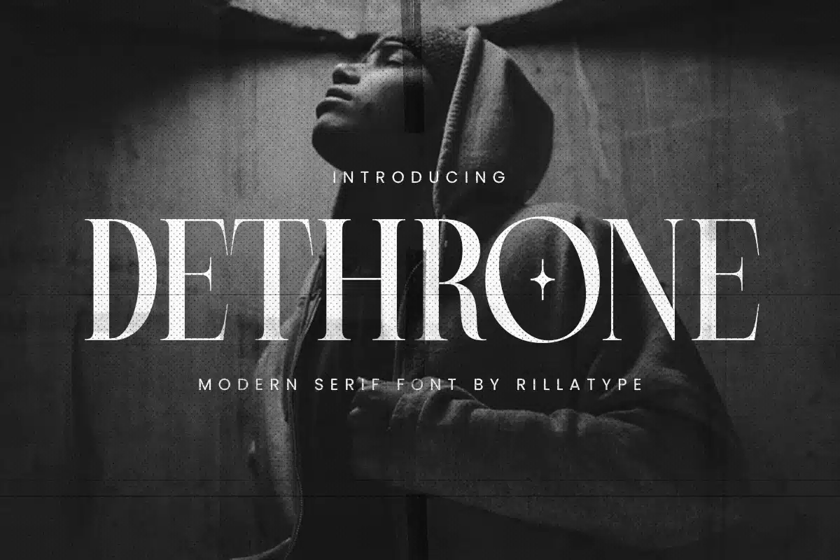 Dethrone Font font preview