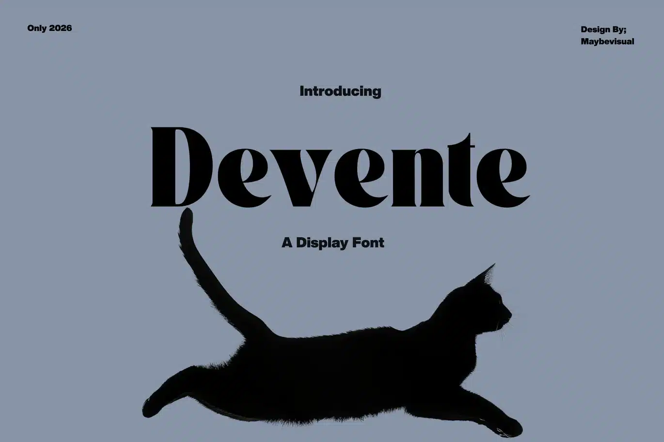 Devente Font font preview