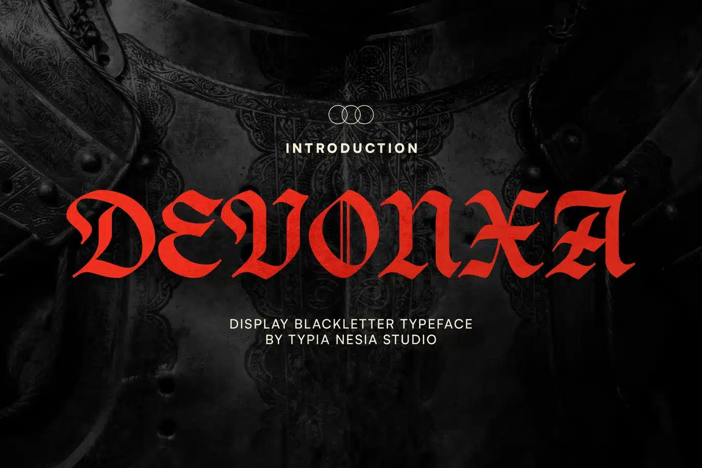 Devonxa – Modern Blackletter Font font preview