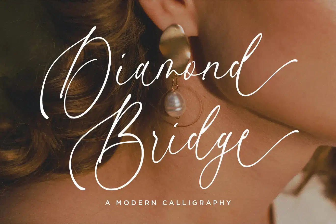 Diamond Bridge – Modern Calligraphy Logo Font font preview