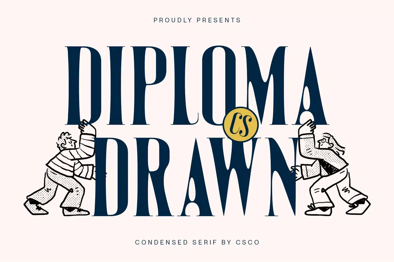 Diploma Drawn Font font preview