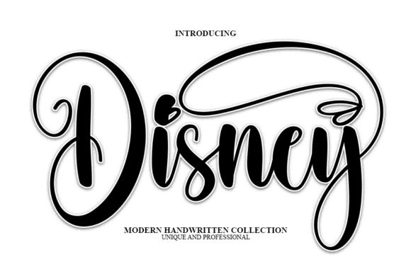 Disney Font font preview
