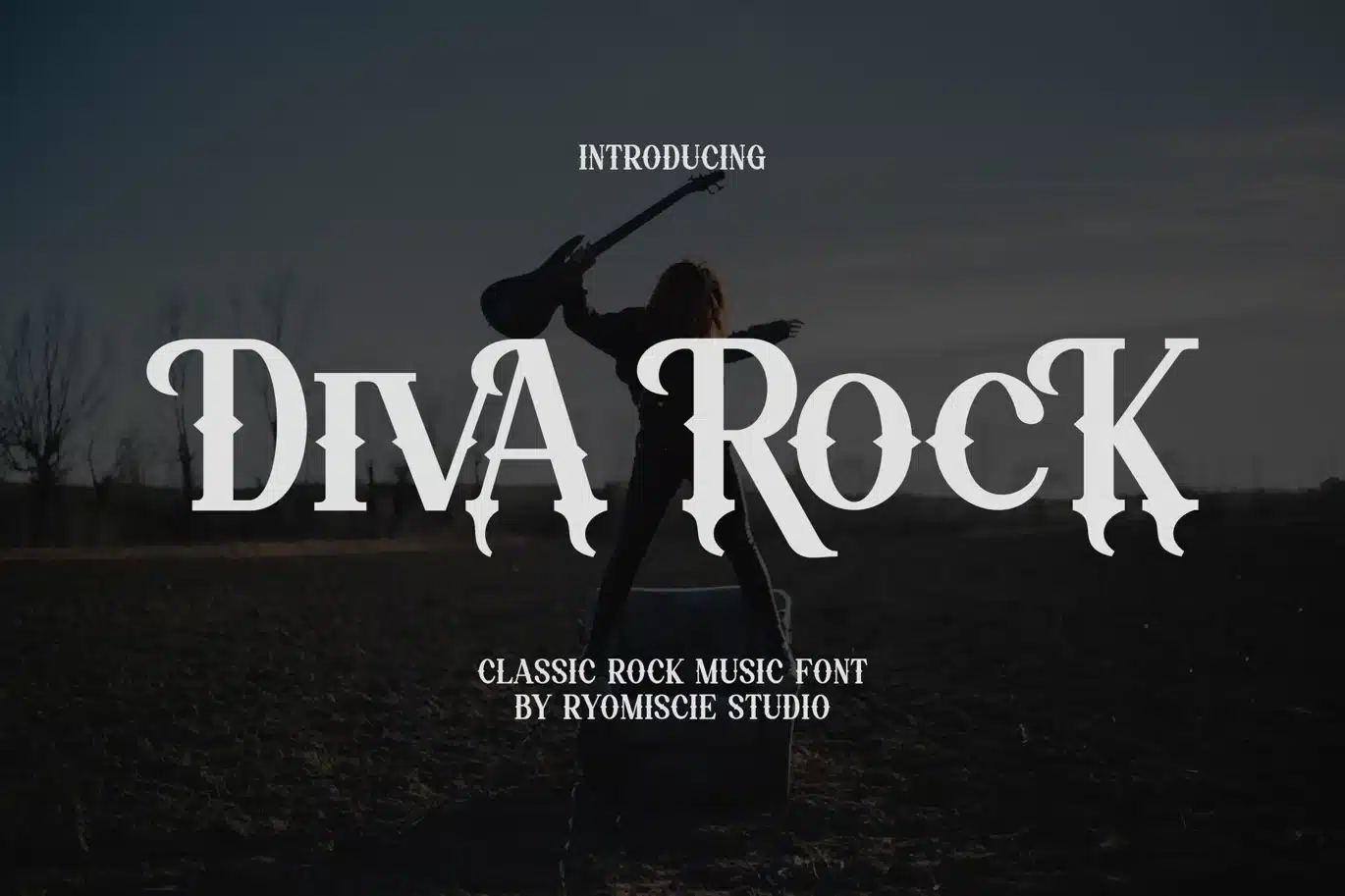 Diva Rock – Classis Rock Musik Font font preview