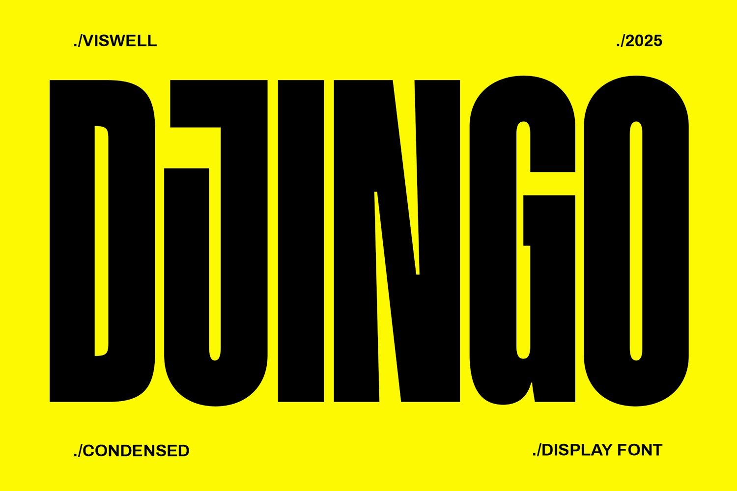 Djingo Font font preview
