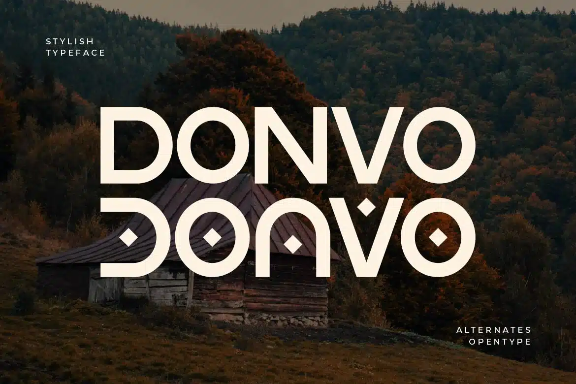 Donvo – Medieval Sans Serif Font font preview