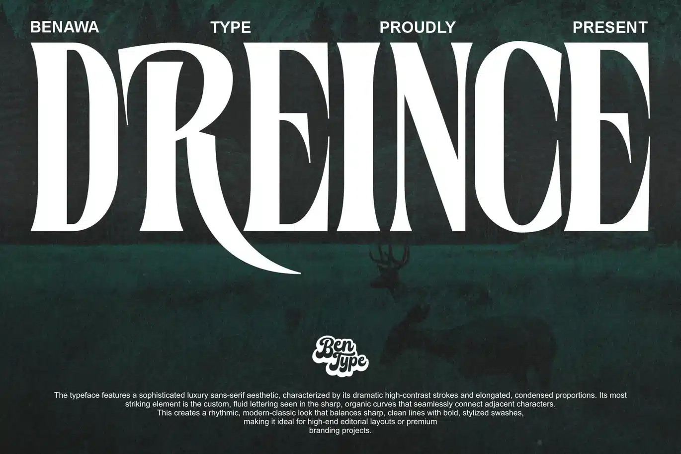 Dreince – Classic Condensed Serif Font font preview