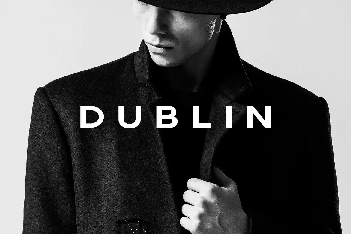 DUBLIN – Minimal Display / Headline Typeface Font font preview