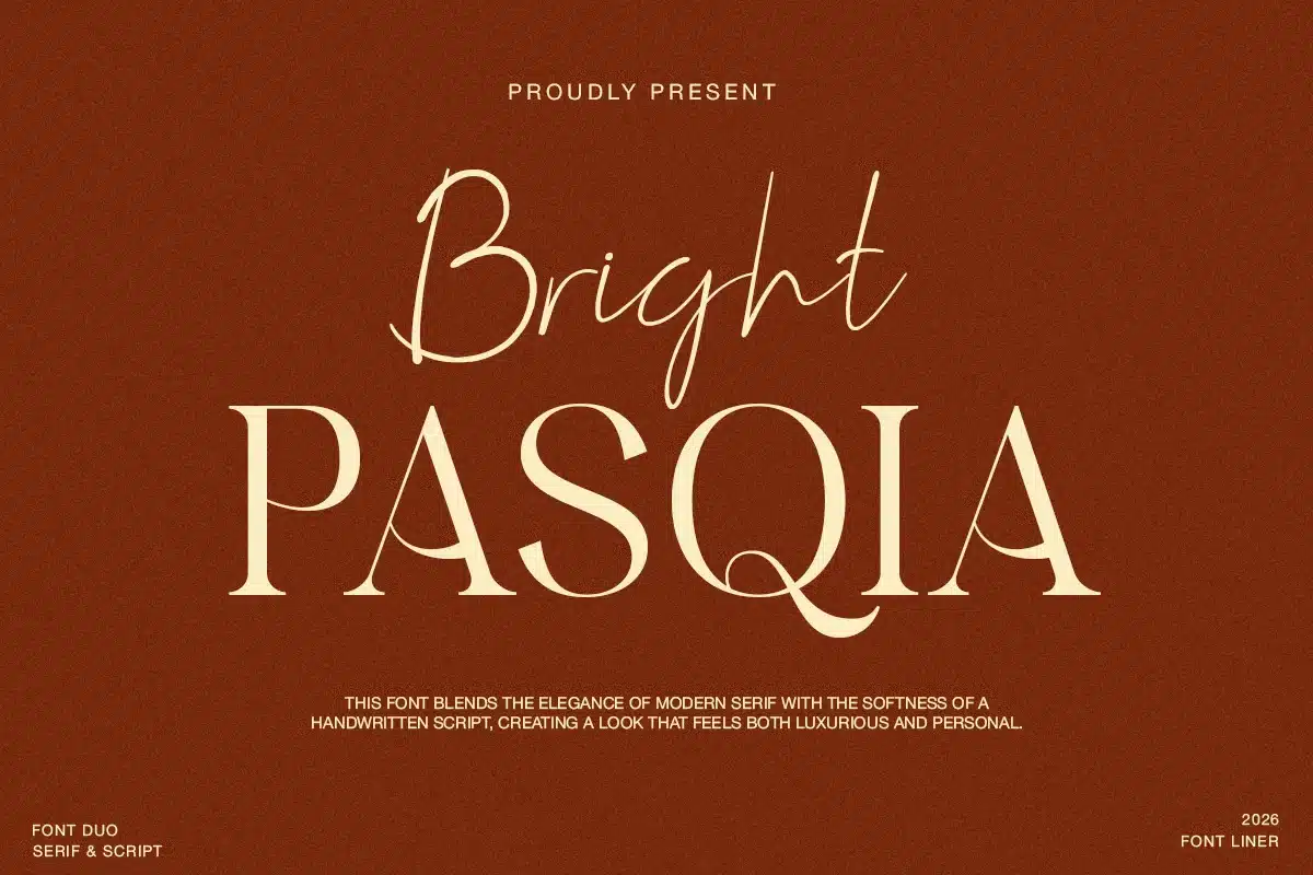 Duo Font Combination – Bright Pasqia font preview
