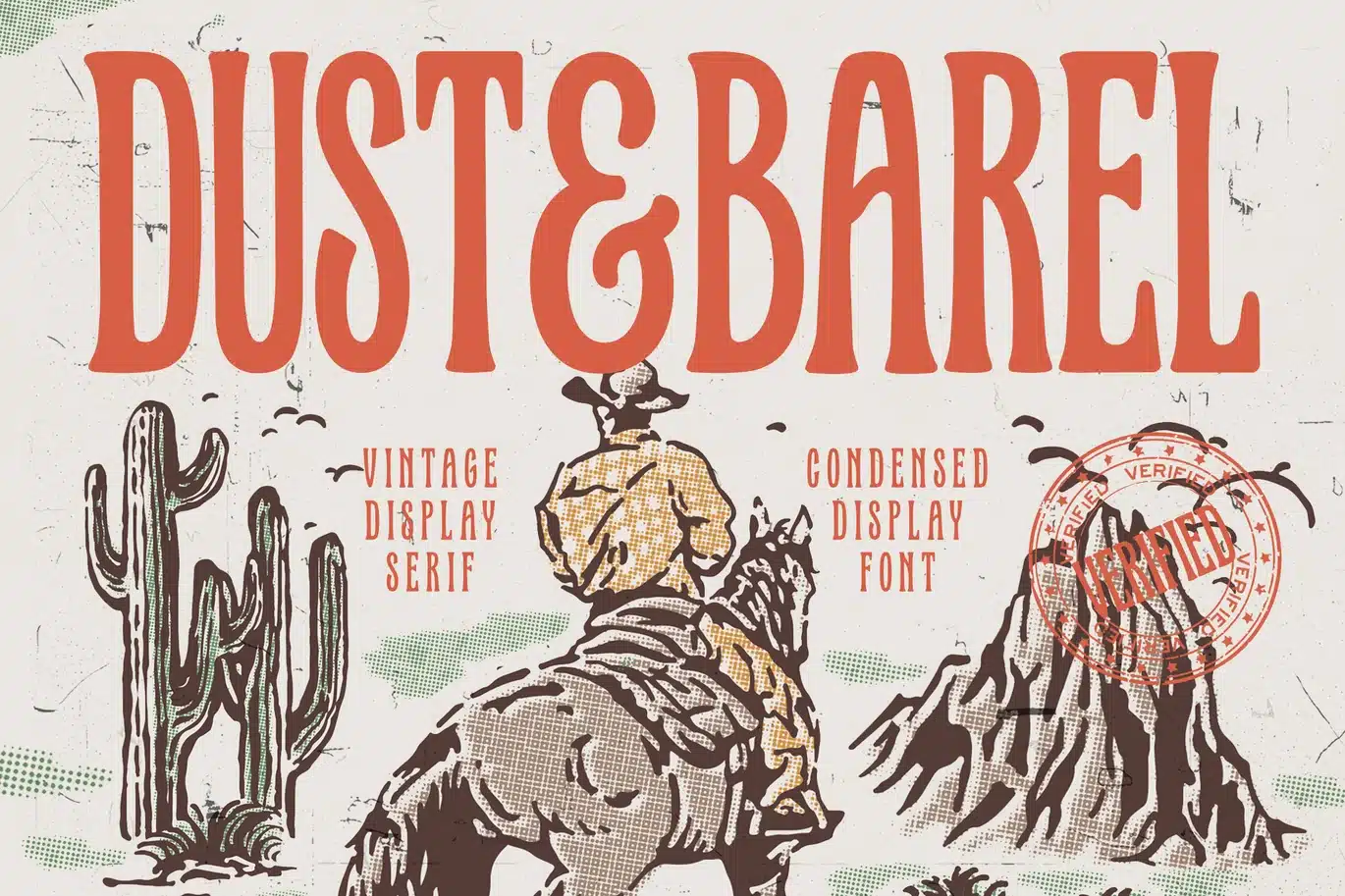 Dust & Barrel – Vintage Serif Display Font font preview